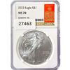 Image 1 : 2023 American Silver Eagle NGC MS70