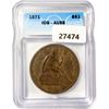 1871 Seated Liberty Dollar ICG AU58