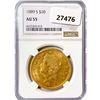 Image 1 : 1889-S $20 Gold Double Eagle NGC AU55