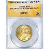 Image 1 : 1901-S $10 Gold Eagle ANACS MS64 Breen-7075 Repunc
