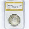 Image 1 : 1811/10 Capped Bust Half Dollar PGA XF45