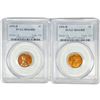 Image 1 : 1950-D Set (2) Wheat Cent PCGS MS66 RD