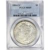 Image 1 : 1884-CC Morgan Silver Dollar PCGS MS65