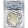 Image 1 : 1883-CC Morgan Silver Dollar PCGS MS65 GSA