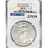 Image 1 : 2014 American Silver Eagle NGC MS70