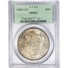 Image 1 : 1883-CC Morgan Silver Dollar PCGS MS63