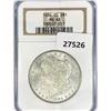 Image 1 : 1884-CC Morgan Silver Dollar NGC MS65