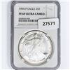 Image 1 : 1994 American 1oz Silver Eagle NGC PF69 Ultra CAM