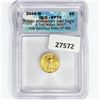 Image 1 : 2006-W $5 1/10oz AGE ICG SP70 1st Strike 20th Anni