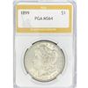 Image 1 : 1899 Morgan Silver Dollar PGA MS64