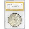 Image 1 : 1881-O Morgan Silver Dollar PGA MS64 PL