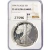 Image 1 : 1994-P American Silver Eagle NGC PF69 UC