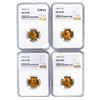 Image 1 : 1947-S Set (4) Wheat Cent NGC MS66 RD