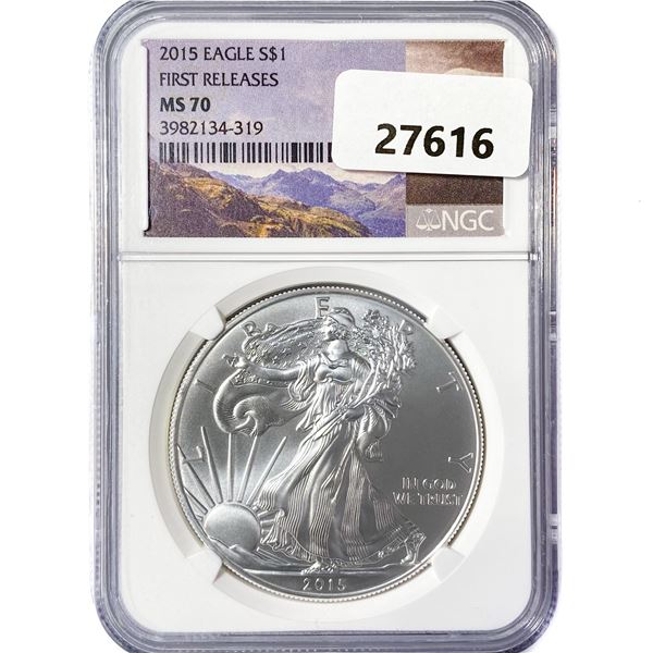 2015 American Silver Eagle NGC MS70