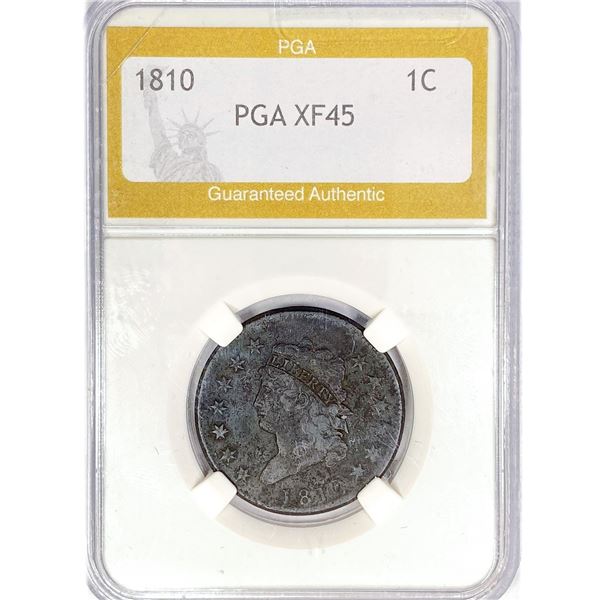 1810 Large Cent PGA XF45