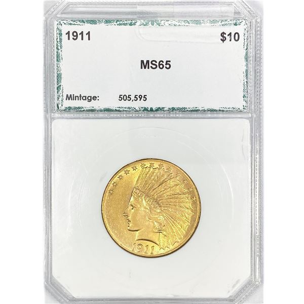 1911 $10 Gold Eagle PCI MS65