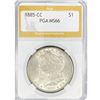 1885-CC Morgan Silver Dollar PGA MS66