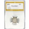 Image 1 : 1882 Nickel Three Cent PGA MS62+