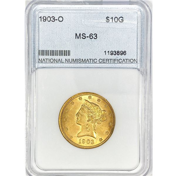 1903-O $10 Gold Eagle NNC MS63
