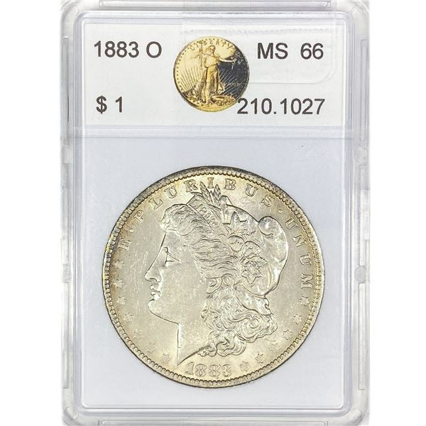 1883-O Morgan Silver Dollar FNGS MS66