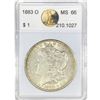 1883-O Morgan Silver Dollar FNGS MS66