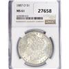 Image 1 : 1887-O Morgan Silver Dollar NGC MS61