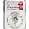 Image 1 : 2023 1oz G.B. S2Â£ NGC MS69 Q. Elizabeth II