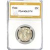 Image 1 : 1930 Standing Liberty Quarter PGA MS63 FH