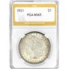 Image 1 : 1921 Morgan Silver Dollar PGA MS65
