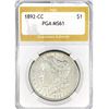 1892-CC Morgan Silver Dollar PGA MS61