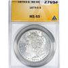 1879-S Morgan Silver Dollar ANACS MS65