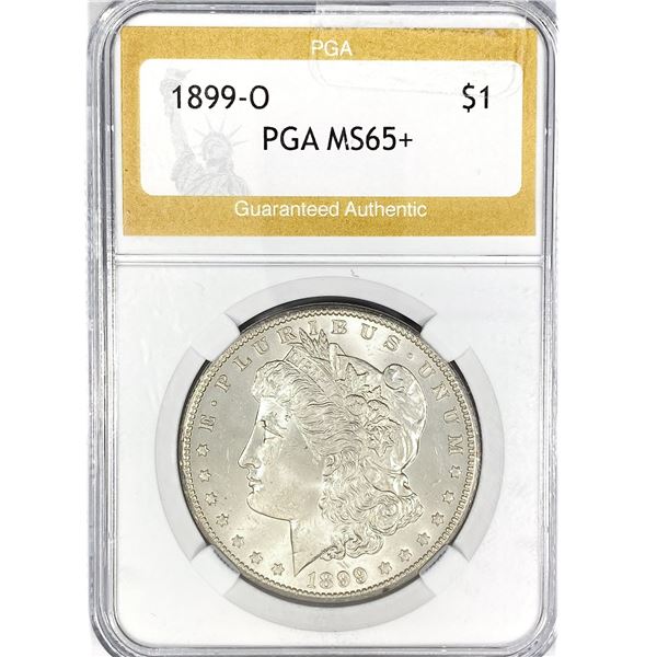 1899-O Morgan Silver Dollar PGA MS65+