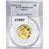 Image 1 : 1986-W US Commem .25oz Gold $5 PCGS PR69 DCAM