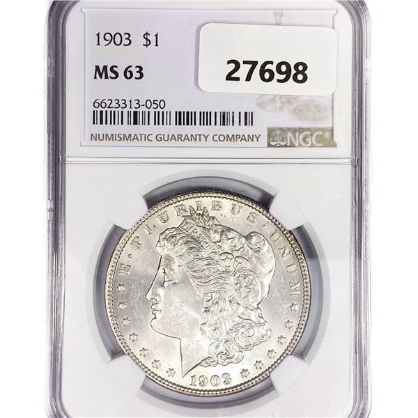 1903 Morgan Silver Dollar NGC MS63