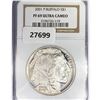 Image 1 : 2001 Buffalo Silver $1 NGC PF69 Ultra CAM