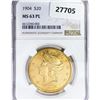 Image 1 : 1904 $20 Gold Double Eagle NGC MS63 PL