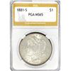 1881-S Morgan Silver Dollar PGA MS65