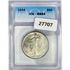 1944 Walking Liberty Half Dollar ICG MS64