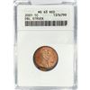 2001 Lincoln Memorial Cent ANACS MS63 RED, Dbl Str