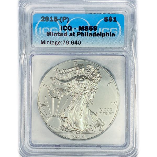 2015-(P) American Silver Eagle ICG MS69