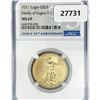 Image 1 : 2021 $25 1/2oz American Gold Eagle NGC MS69 T-1