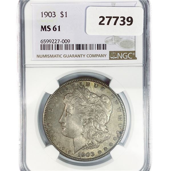 1903 Morgan Silver Dollar NGC MS61