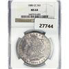 Image 1 : 1880-CC Morgan Silver Dollar NGC MS64