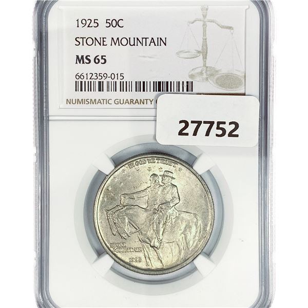 1925 Stone Mountain Half Dollar NGC MS65