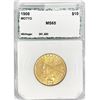 Image 1 : 1908 $10 Gold Eagle PCI MS65 Motto