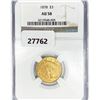 Image 1 : 1878 $3 Gold Piece NGC AU58