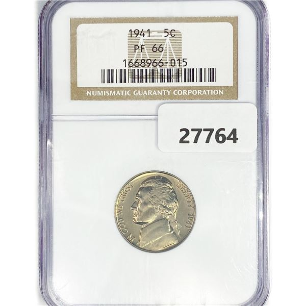 1941 Jefferson Nickel NGC PF66