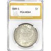 Image 1 : 1889-S Morgan Silver Dollar PGA MS64