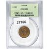 Image 1 : 1899 Indian Head Cent PCGS MS63 RB