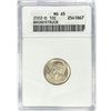 Image 1 : 2002-D Roosevelt Dime ANACS MS65 Broadstruck